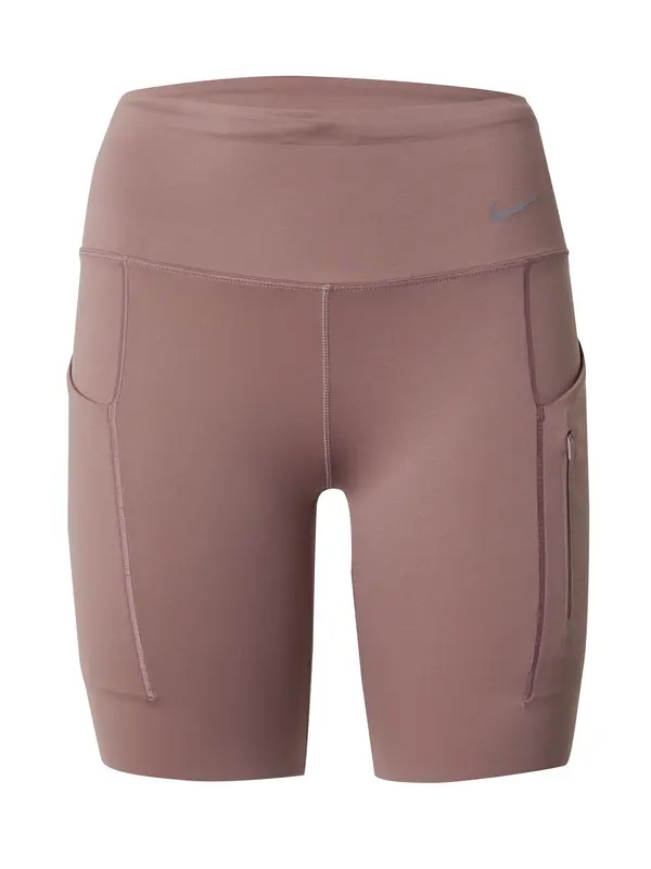 NIKE NIKE Sportske hlače 'GO'  srebrno siva / sivkasto ljubičasta (mauve)