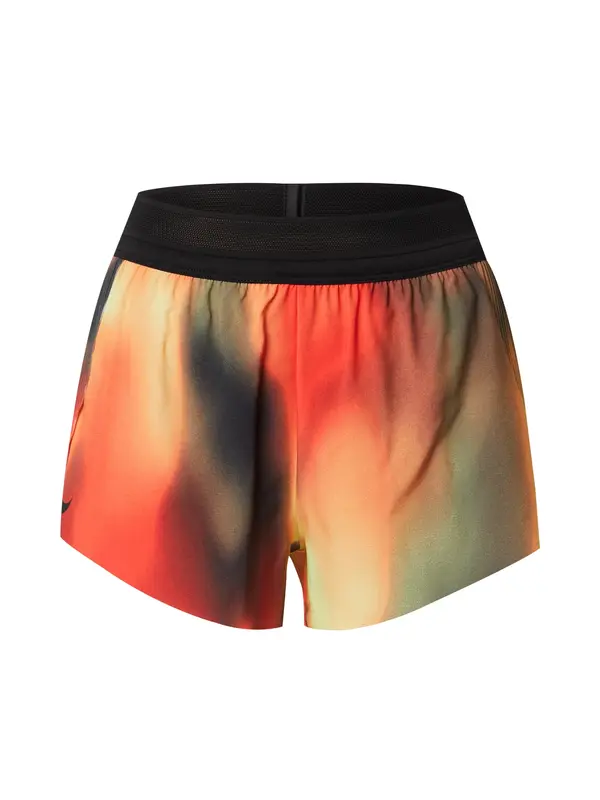 NIKE NIKE Sportske hlače  limun / maslinasta / crvena / crna