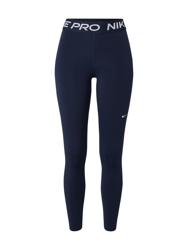 NIKE NIKE Sportske hlače  mornarsko plava / bijela