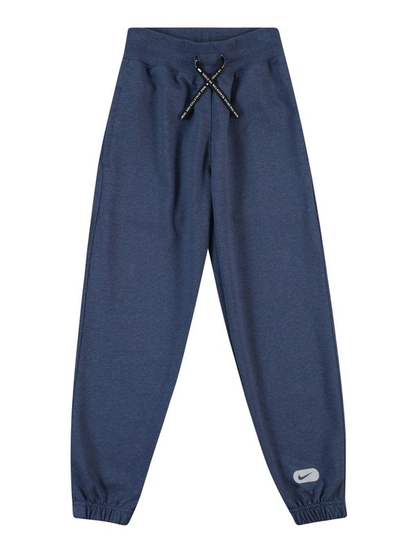 NIKE NIKE Sportske hlače  mornarsko plava / siva / crna / bijela