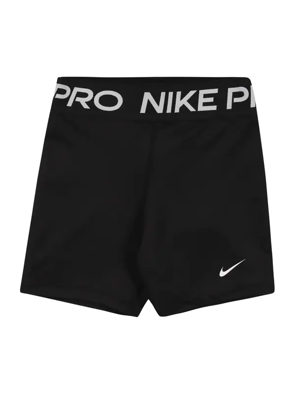 NIKE NIKE Sportske hlače 'Nike Pro'  crna / bijela