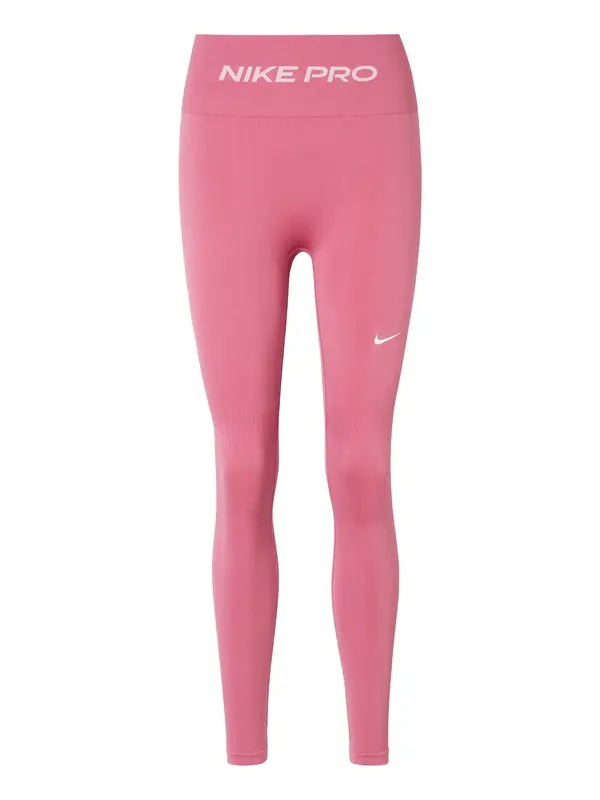 NIKE NIKE Sportske hlače 'Nike Pro'  ružičasta / bijela