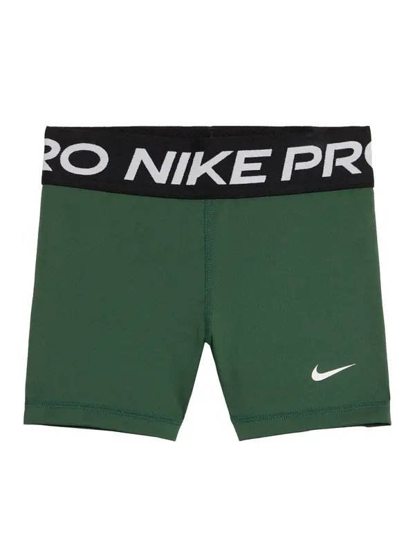 NIKE NIKE Sportske hlače 'Nike Pro'  zelena / crna / bijela