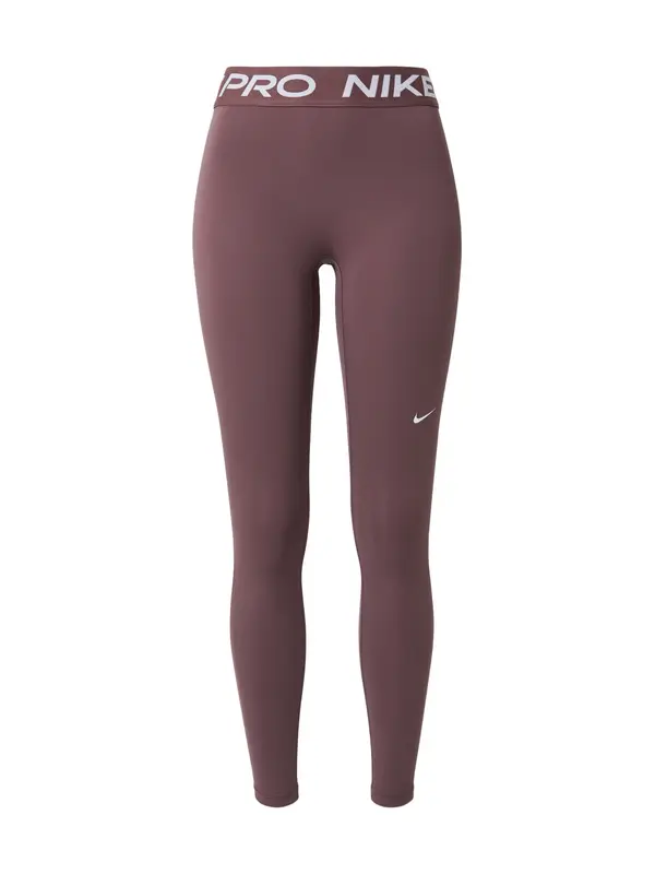NIKE NIKE Sportske hlače 'NP 365'  sivkasto ljubičasta (mauve) / bijela