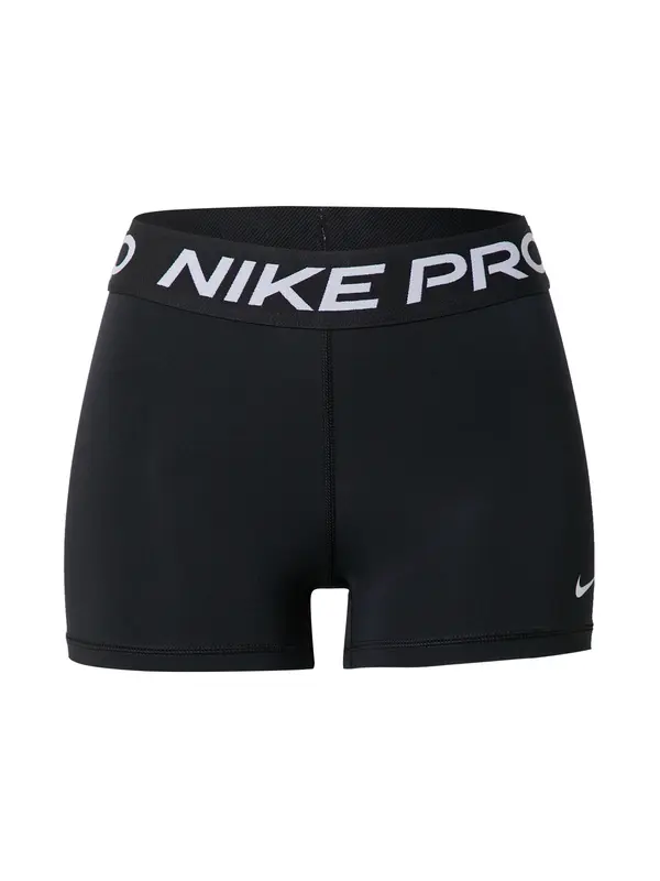 NIKE NIKE Sportske hlače 'Pro'  crna / bijela
