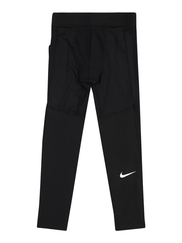 NIKE NIKE Sportske hlače 'Pro'  crna / bijela