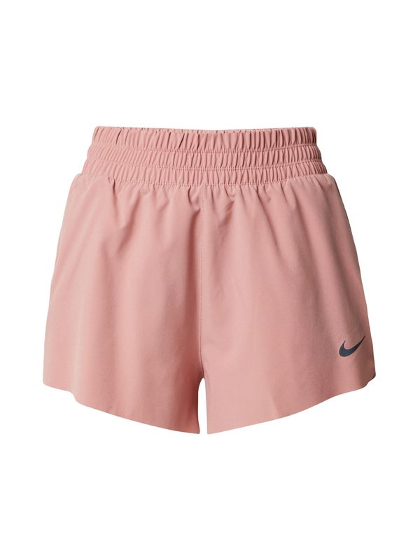 NIKE NIKE Sportske hlače 'Run Division'  lubenica roza / crna