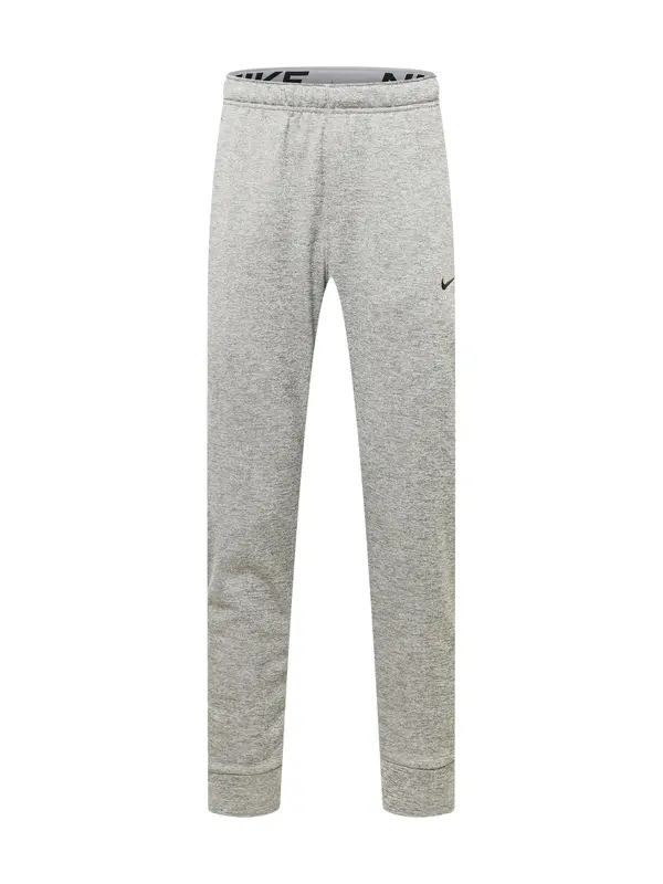 NIKE NIKE Sportske hlače  siva / crna