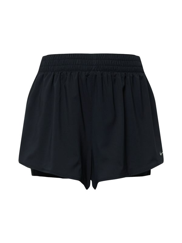 NIKE NIKE Sportske hlače  siva / crna