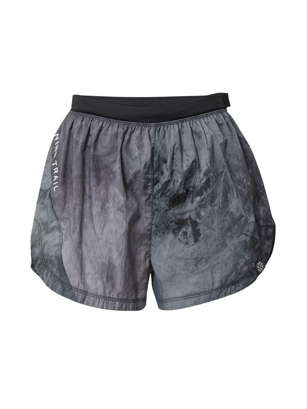 NIKE NIKE Sportske hlače  siva / crna