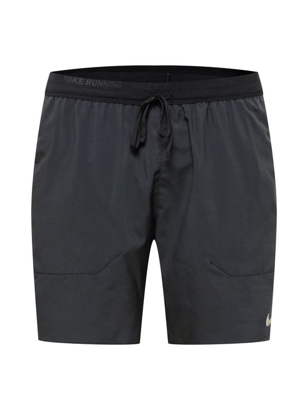 NIKE NIKE Sportske hlače  siva / crna