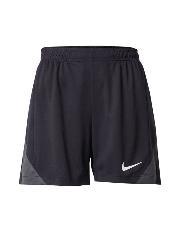 NIKE NIKE Sportske hlače 'STRIKE'  tamo siva / crna / bijela