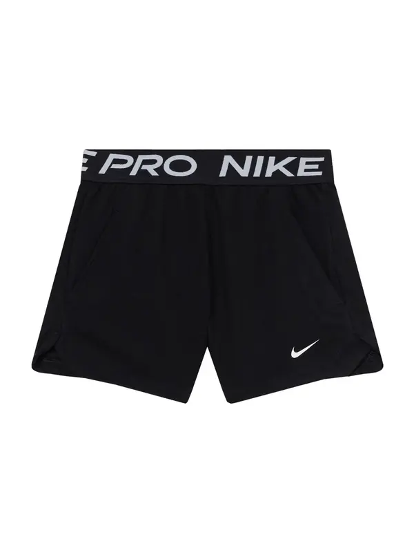 NIKE NIKE Sportske hlače  svijetlosiva / crna / bijela