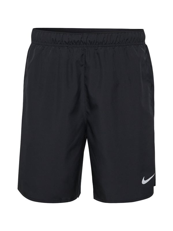 NIKE NIKE Sportske hlače  svijetlosiva / crna