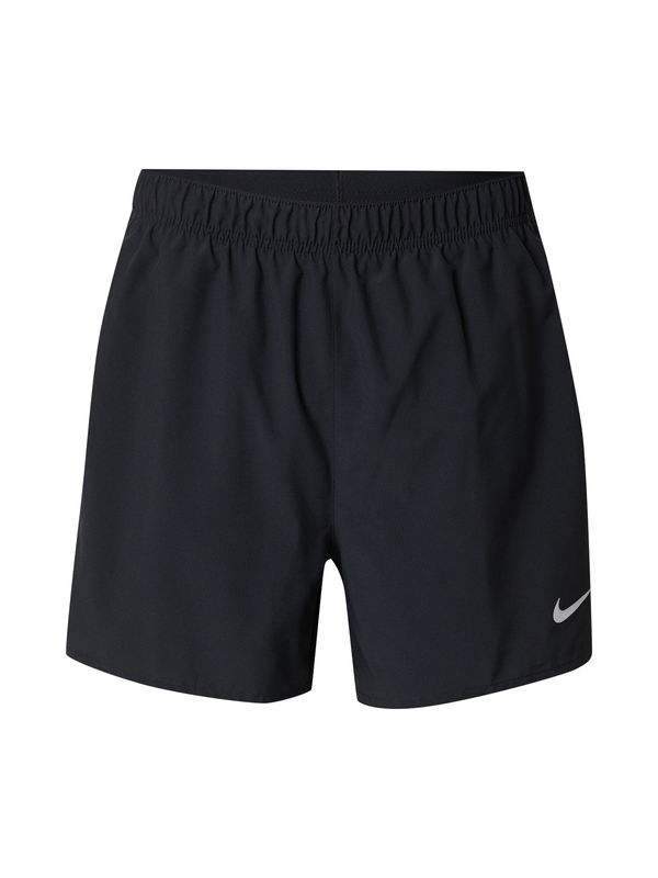 NIKE NIKE Sportske hlače  svijetlosiva / crna