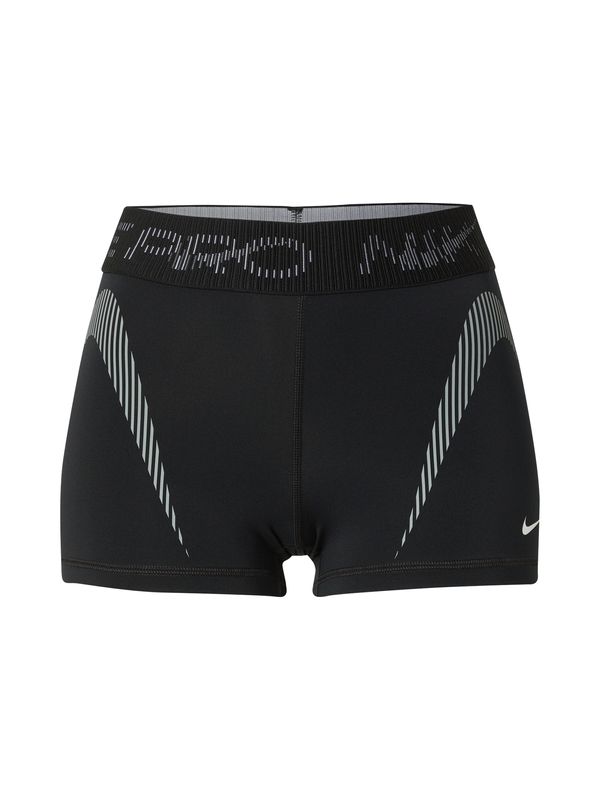 NIKE NIKE Sportske hlače  svijetlosiva / crna