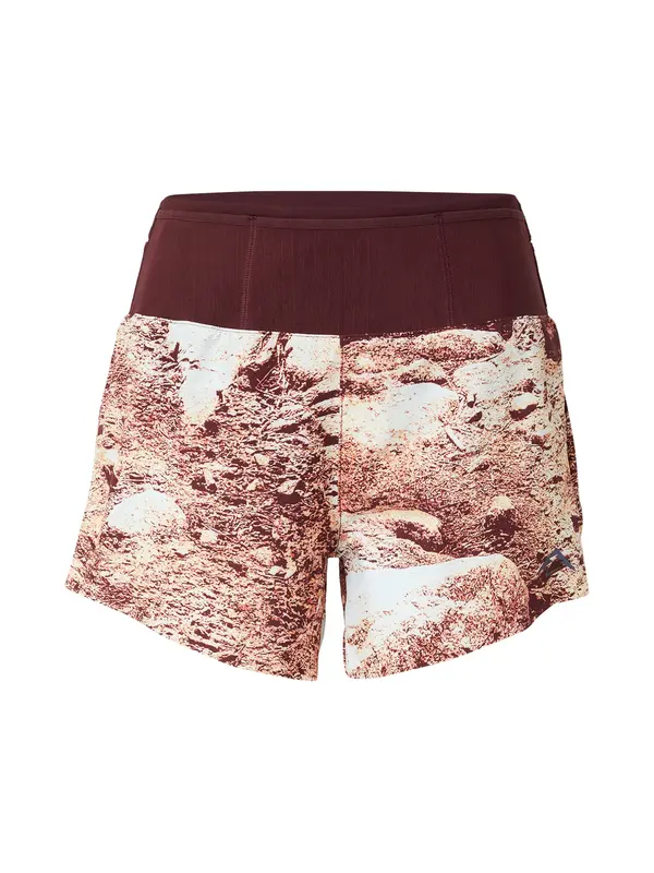 NIKE NIKE Sportske hlače 'TRAIL'  losos / burgund / bijela