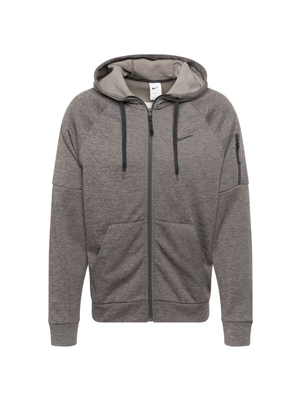 NIKE NIKE Sportski gornji dio trenirke  grafit siva / crna
