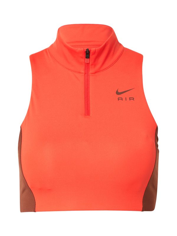 NIKE NIKE Sportski grudnjak  burgund / narančasto crvena
