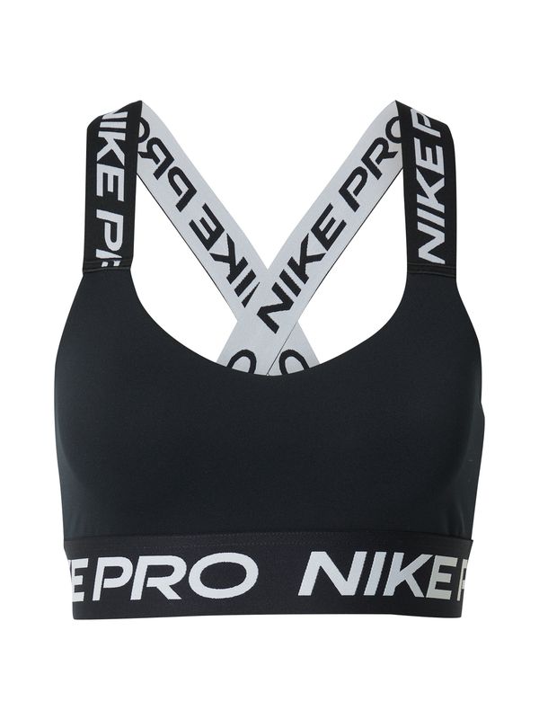 NIKE NIKE Sportski grudnjak  crna / bijela