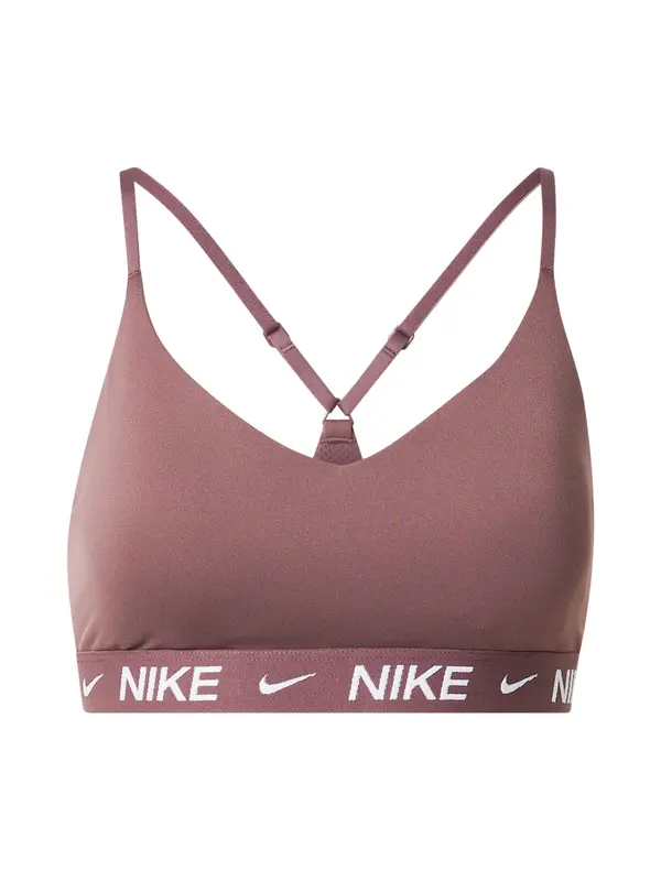 NIKE NIKE Sportski grudnjak 'Indy'  smeđa / bijela