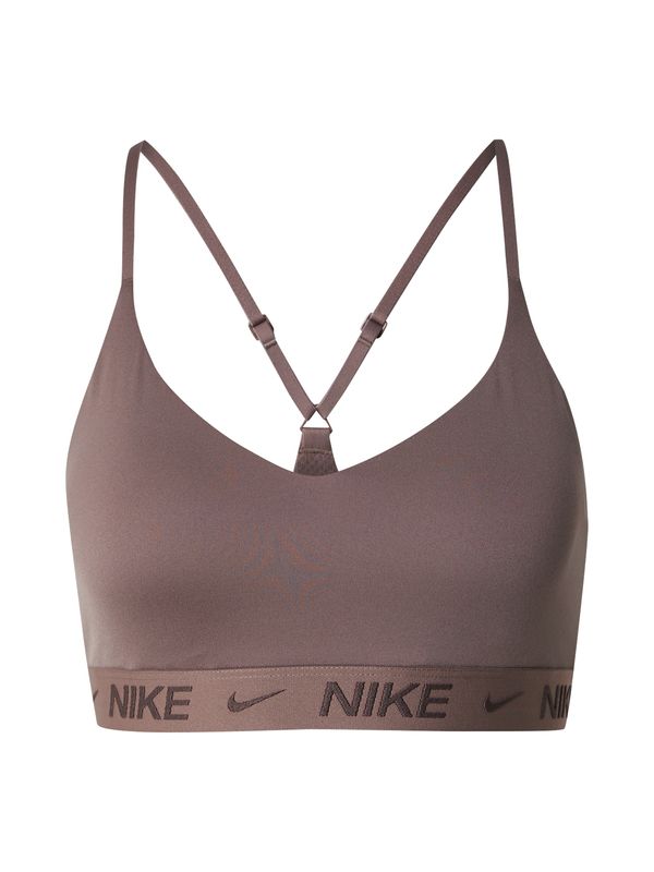 NIKE NIKE Sportski grudnjak 'INDY'  smeđa / crna