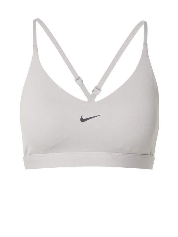 NIKE NIKE Sportski grudnjak 'INDY'  svijetlosiva / crna