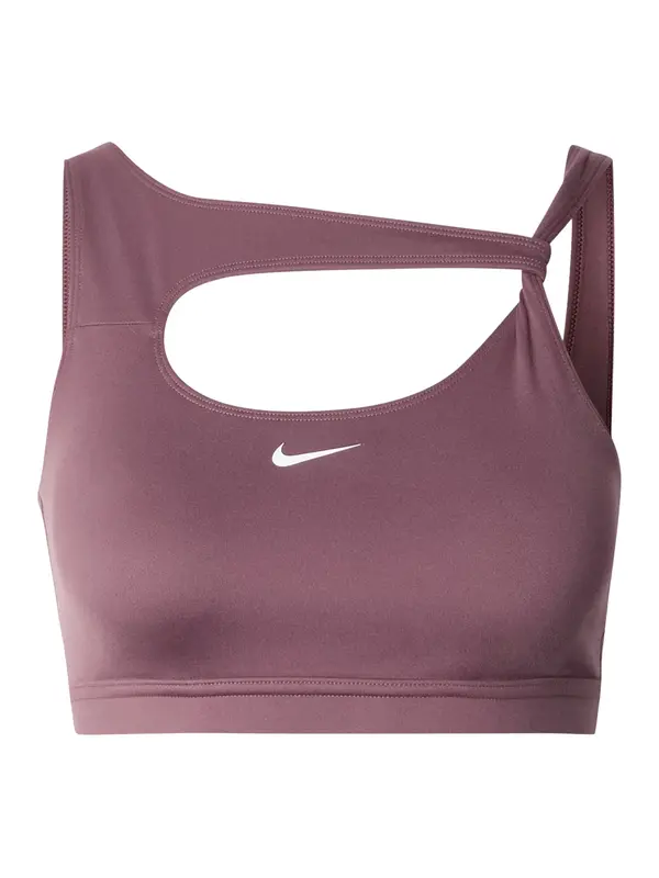 NIKE NIKE Sportski grudnjak 'One'  sivkasto ljubičasta (mauve) / bijela