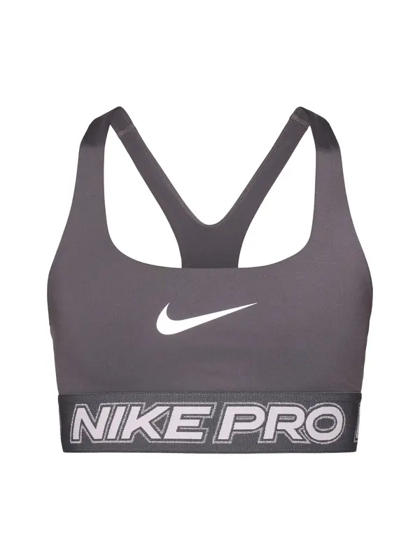 NIKE NIKE Sportski grudnjak  siva / bijela