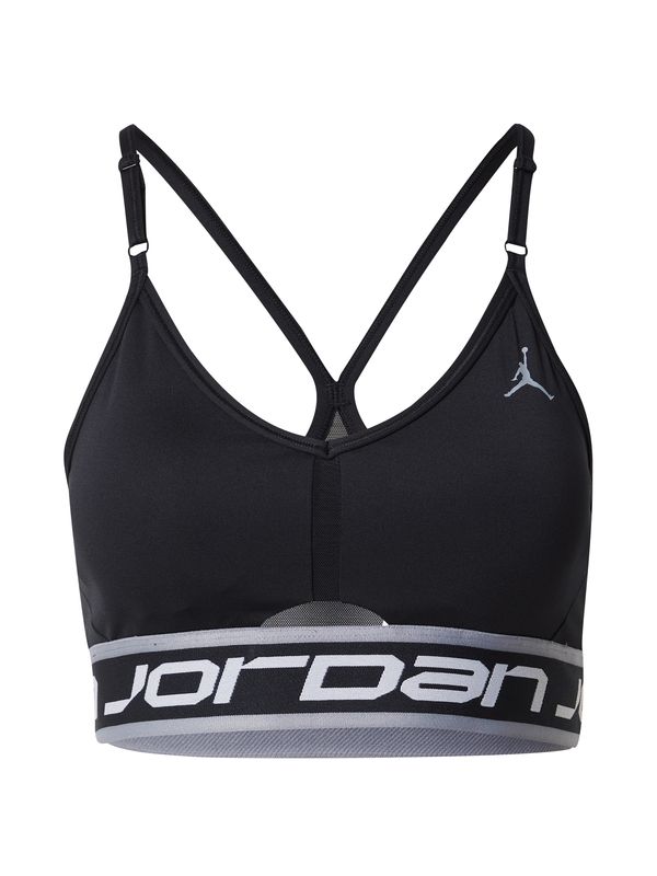 NIKE NIKE Sportski grudnjak  srebrno siva / crna