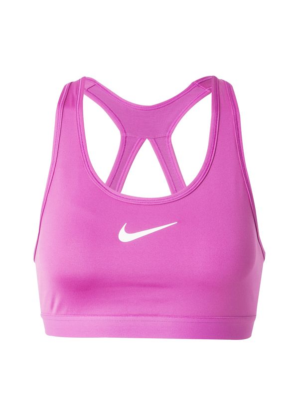 NIKE NIKE Sportski grudnjak 'SWOOSH'  fuksija / prljavo bijela