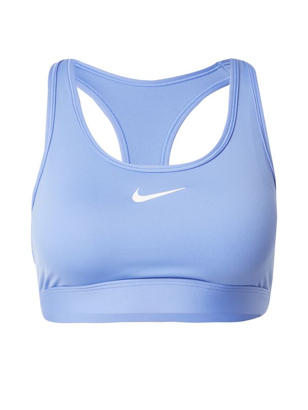 NIKE NIKE Sportski grudnjak 'SWOOSH'  svijetloplava / bijela