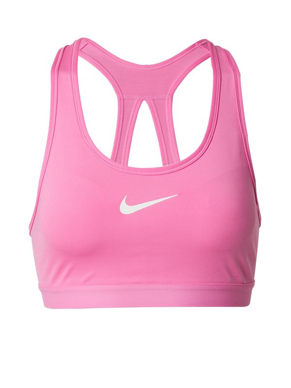 NIKE NIKE Sportski grudnjak 'SWOOSH'  svijetloroza / bijela