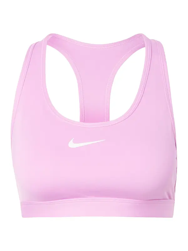 NIKE NIKE Sportski grudnjak 'SWOOSH'  svijetloroza / bijela