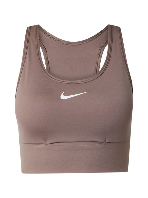 NIKE NIKE Sportski grudnjak 'SWSH'  smeđa / prljavo bijela