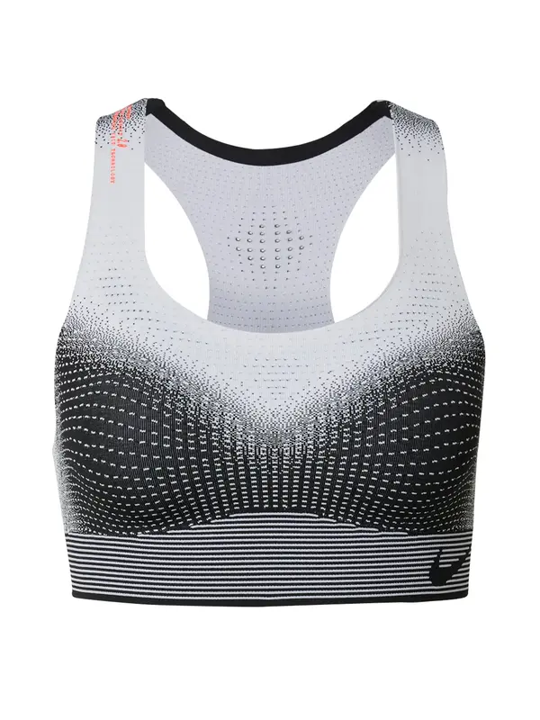 NIKE NIKE Sportski grudnjak 'SWSH'  svijetlosiva / svijetlocrvena / crna