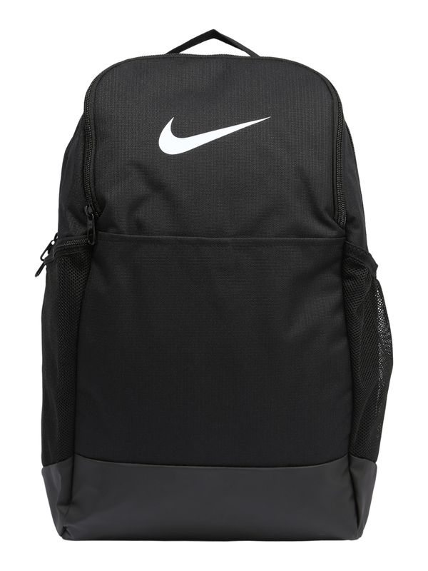 NIKE NIKE Sportski ruksak 'Brasilia 9.5'  grafit siva / crna / bijela