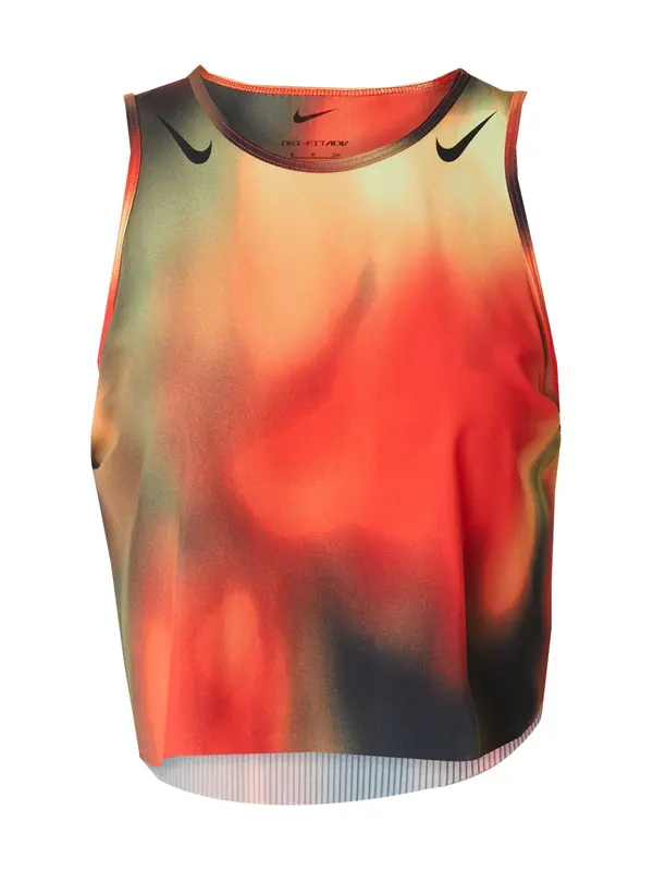 NIKE NIKE Sportski top 'ARSWT'  svijetložuta / maslinasta / vatreno crvena / crna
