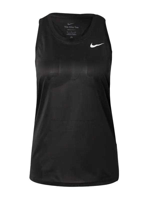 NIKE NIKE Sportski top  crna / bijela