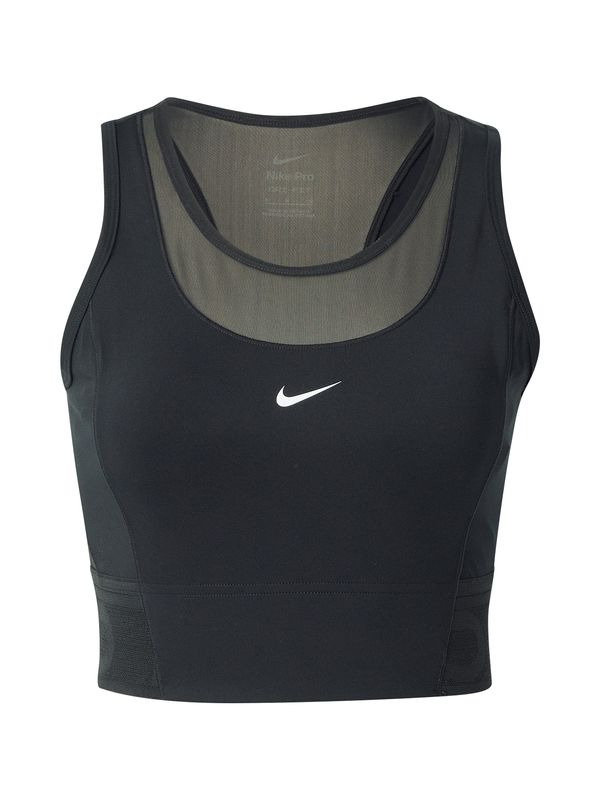 NIKE NIKE Sportski top  crna / bijela
