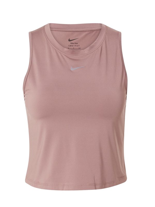 NIKE NIKE Sportski top 'ONE CLASSIC'  siva / sivkasto ljubičasta (mauve)