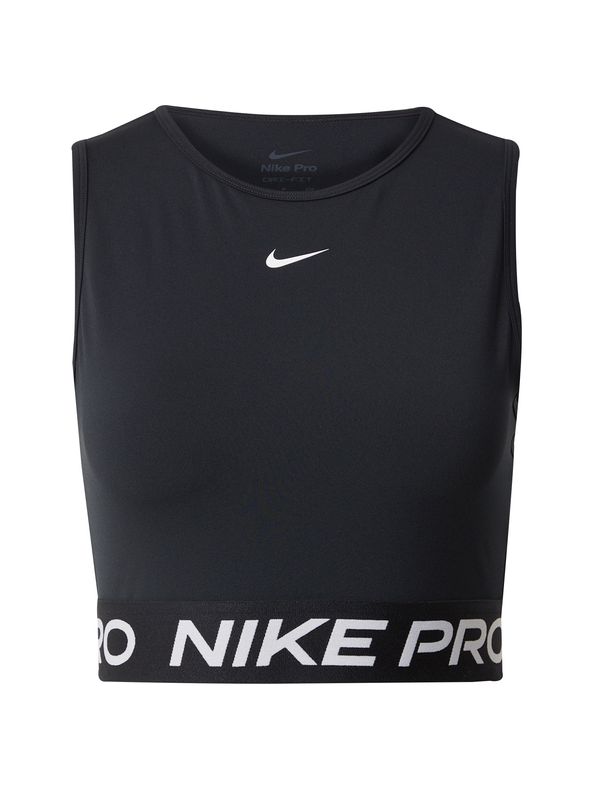 NIKE NIKE Sportski top 'PRO 365'  crna / bijela