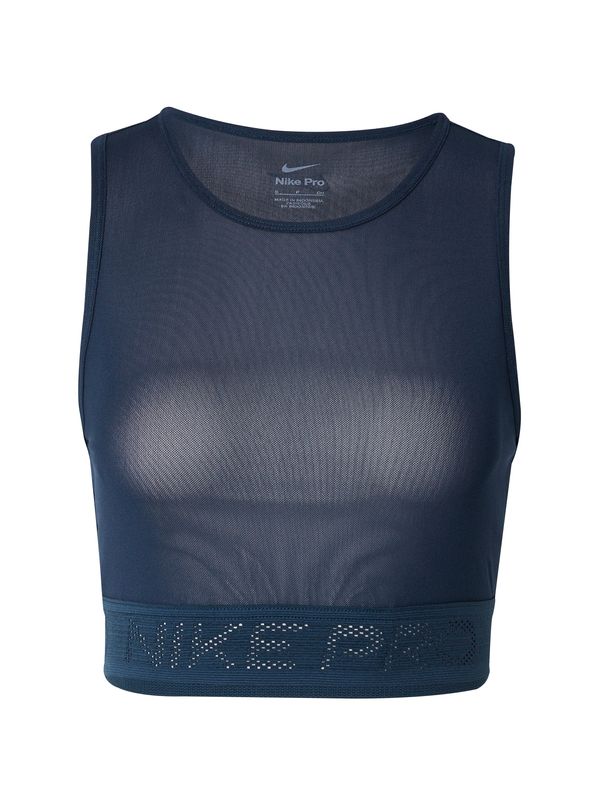 NIKE NIKE Sportski top 'PRO'  mornarsko plava / bijela