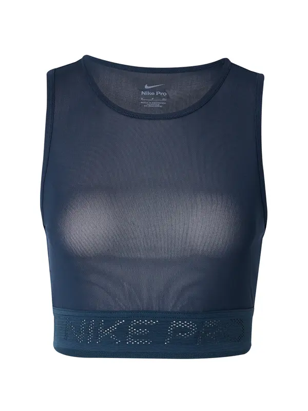 NIKE NIKE Sportski top 'PRO'  mornarsko plava / bijela