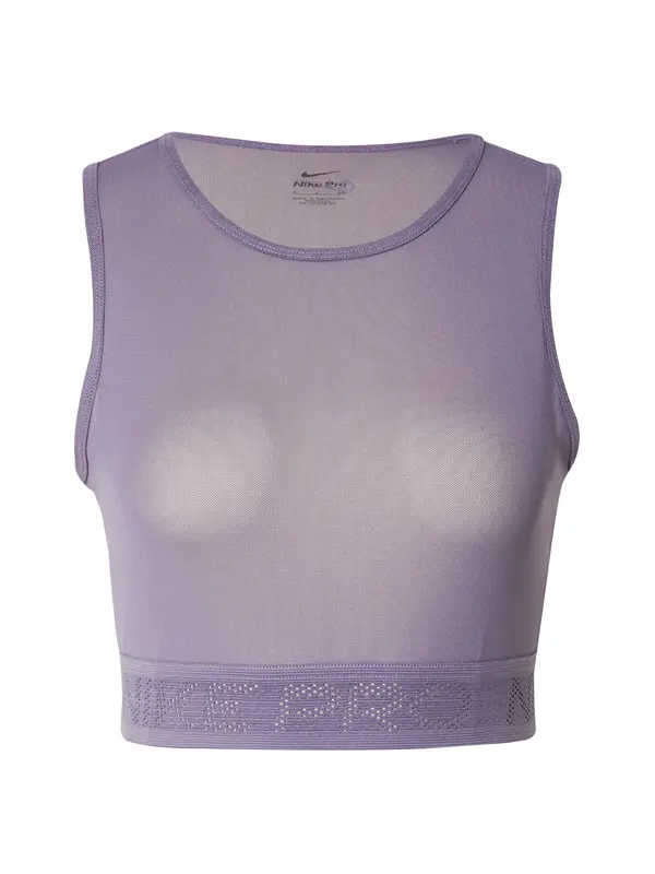 NIKE NIKE Sportski top 'PRO'  tamno ljubičasta / bijela