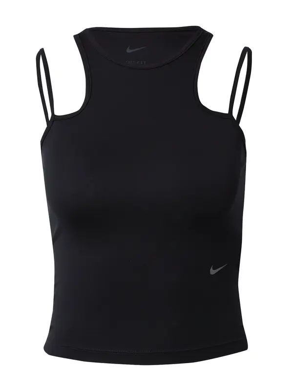 NIKE NIKE Sportski top  siva / crna