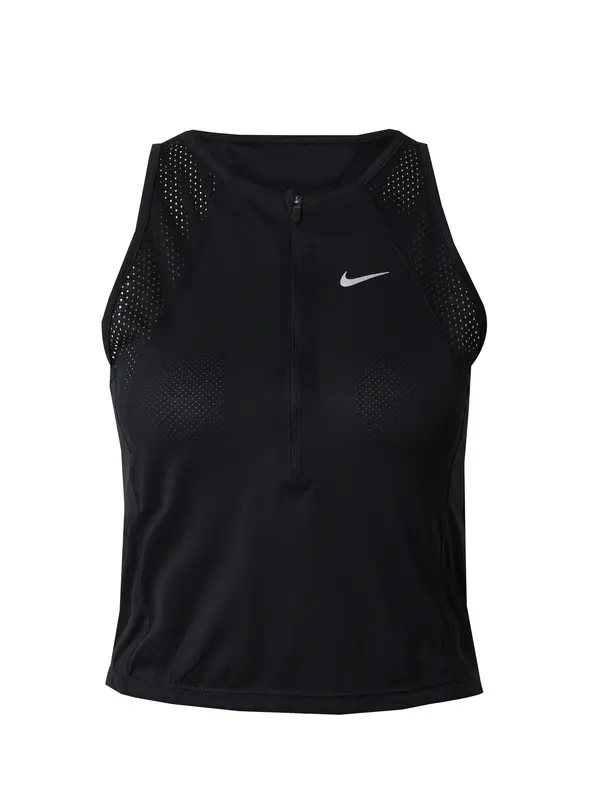 NIKE NIKE Sportski top  svijetlosiva / crna