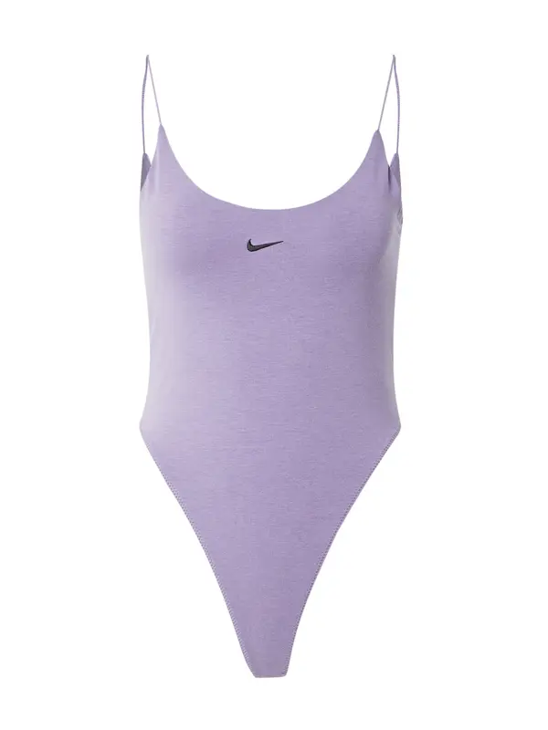 Nike Sportswear Nike Sportswear Bodi majica  lila / crna