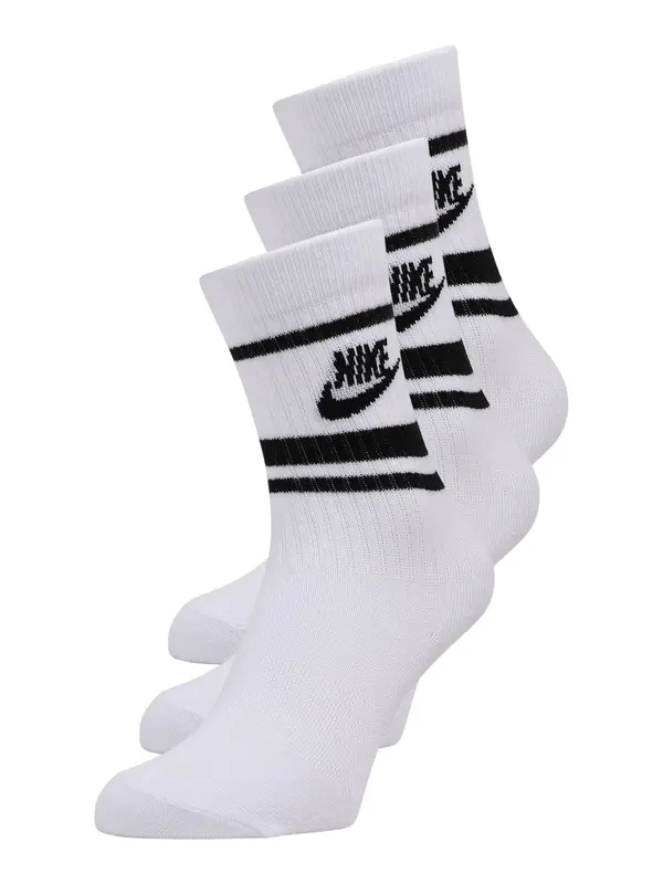 Nike Sportswear Nike Sportswear Čarape 'Everyday Essential'  crna / bijela