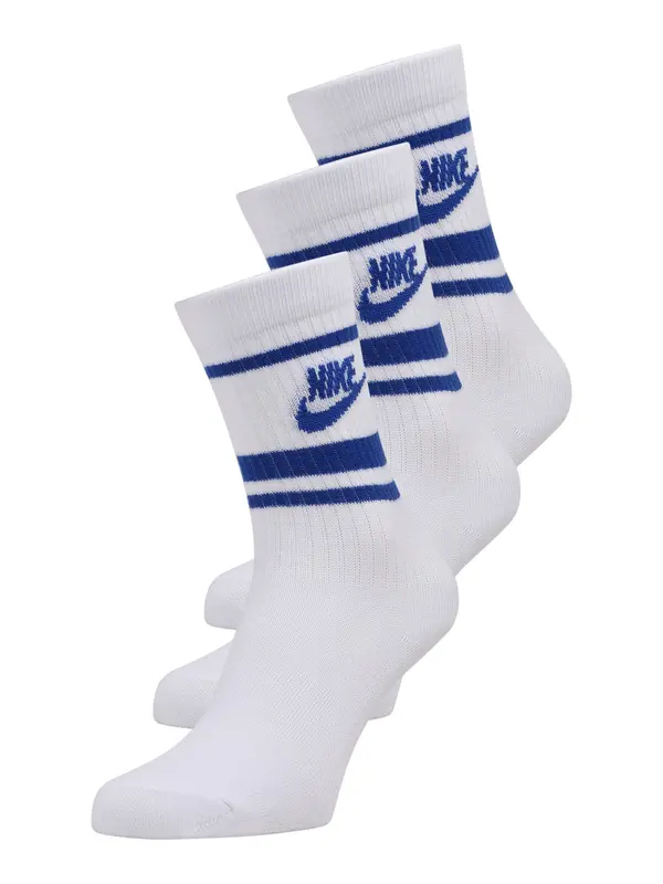 Nike Sportswear Nike Sportswear Čarape 'Everyday Essential'  indigo / bijela